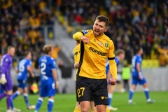 KATOWICE 18.05.2025MECZ 33. KOLEJKA PKO EKSTRAKLASA SEZON 2024/25 --- POLISH FOOTBALL TOP LEAGUE MATCH: GKS KATOWICE - LECH POZNANBARTOSZ NOWAK FOT. KRZYSZTOF HELIOS/400MM