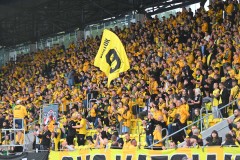 KATOWICE 28.07.2025MECZ 2. KOLEJKA PKO EKSTRAKLASA SEZON 2025/26 --- POLISH FOOTBALL TOP LEAGUE MATCH: GKS KATOWICE - ZAGLEBIE LUBINTRYBUNA GKS KATOWICE BLASZOKFOT. KRZYSZTOF HELIOS/400MM