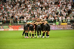 WARSZAWA 10.08.2025MECZ 4. KOLEJKA PKO EKSTRAKLASA SEZON 2025/26 --- POLISH FOOTBALL TOP LEAGUE MATCH: LEGIA WARSZAWA - GKS KATOWICEGKS KATOWICE DRUZYNAFOT. KRZYSZTOF HELIOS/400MM