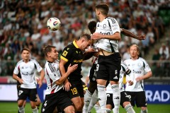 WARSZAWA 10.08.2025MECZ 4. KOLEJKA PKO EKSTRAKLASA SEZON 2025/26 --- POLISH FOOTBALL TOP LEAGUE MATCH: LEGIA WARSZAWA - GKS KATOWICEMARCO BURCH KACPER LUKASIAKFOT. KRZYSZTOF HELIOS/400MM