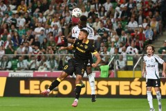 WARSZAWA 10.08.2025MECZ 4. KOLEJKA PKO EKSTRAKLASA SEZON 2025/26 --- POLISH FOOTBALL TOP LEAGUE MATCH: LEGIA WARSZAWA - GKS KATOWICEALAN CZERWINSKI JEAN - PIERRE NSAMEFOT. KRZYSZTOF HELIOS/400MM